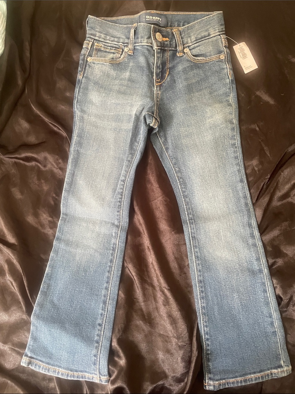 Old Navy Girls Light Blue Flared Jeans 5